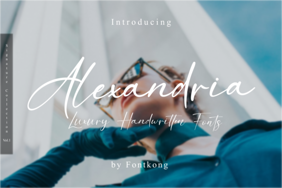 Alexandria: A Handwritten Font for Elegant Branding