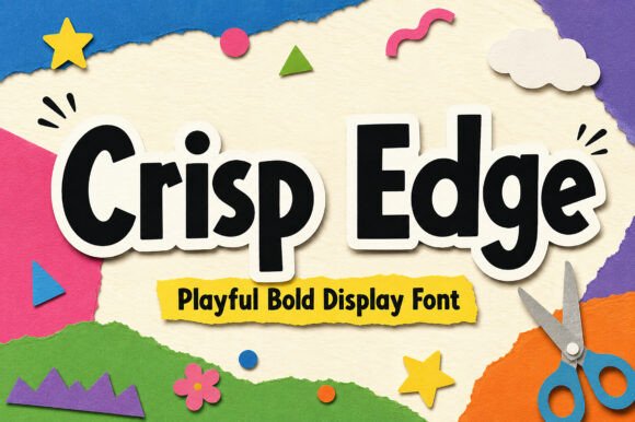 Crisp Edge: Crafting a Playful Visual Language with Bold Typography