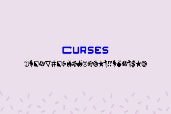 Curses Dingbats Font: A Whimsical Toolkit for Creative Design