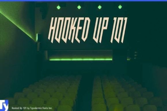 Deconstructing Hooked Up: The Anatomy of a Serrated Techno Typeface
