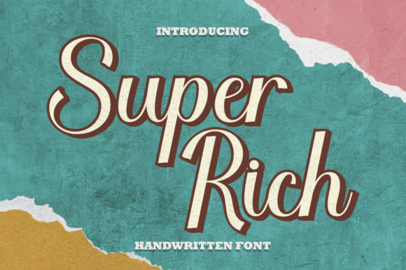 Discover Super Rich: A Delicate Script for Modern Branding