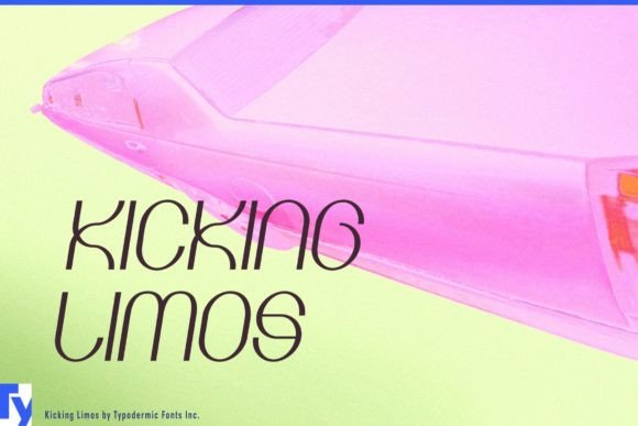 Discover the Elegance of Kicking Limos: A Curvilinear Display Font