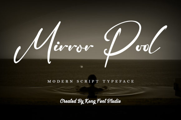Discover the Playful Charm of Mirror Pool Font