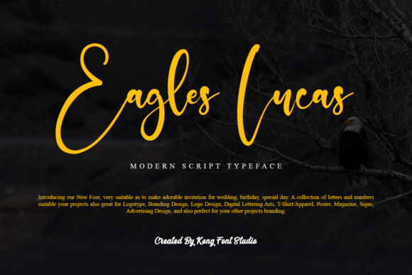 Eagles Lucas: A Modern Handwritten Font for Creative Projects