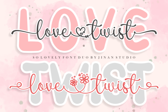 Evaluating the Love Twist Duo Font for Your Creative Projects