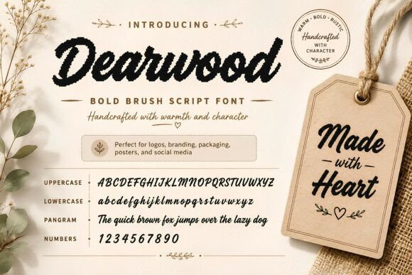 Exploring Dearwood: A Practical Guide to the Rustic Brush Script Font