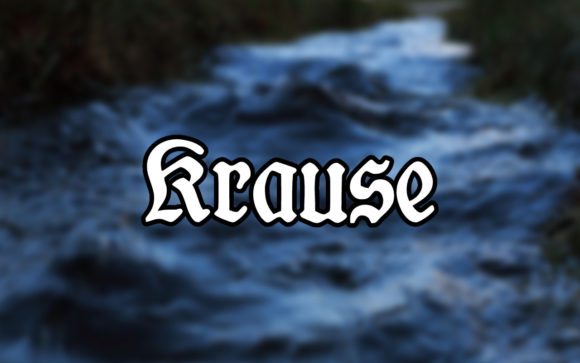 Krause: A Blackletter Font for Distinctive Branding