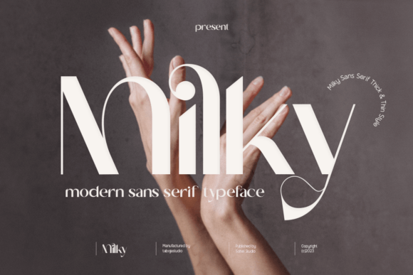 Milky: A Modern Sans Serif for Bold Designs