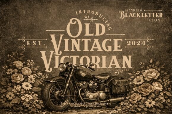 Reviving Elegance: A Deep Dive into the Old Vintage Victorian Typeface