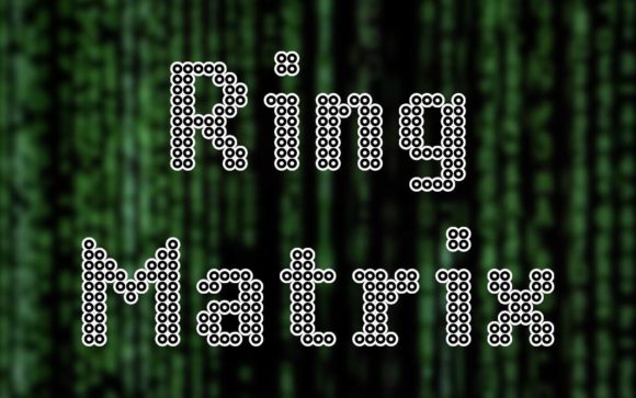 Ring Matrix: A Bold Display Font for Impactful Design