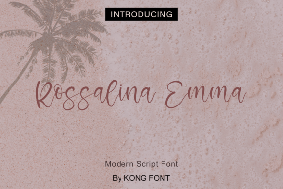 Rossalina Emma: A Playful Script for Modern Designs