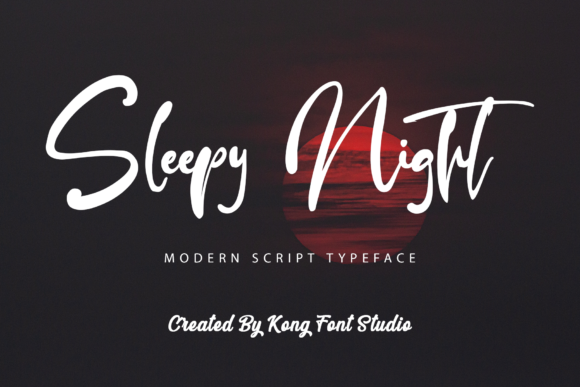Sleepy Night Font: Creative Uses for Modern Handwritten Design