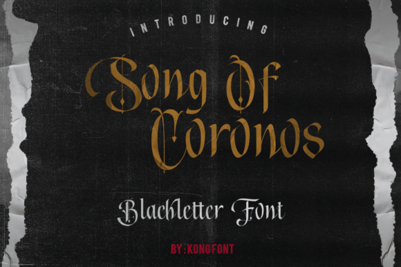 Song of Coronos: Mastering Bold and Daring Typography