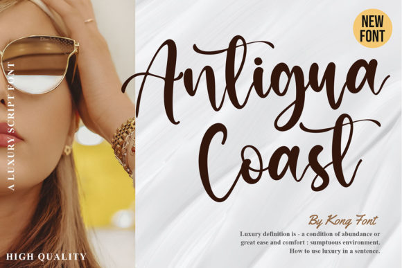 The Visual Language of Antigua Coast: Mastering Playful Typography